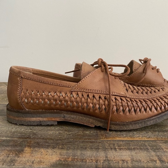 Seychelles Weekender | Tan Leather Boat Shoes Loafers - 5-1/2 - Picture 3 of 8